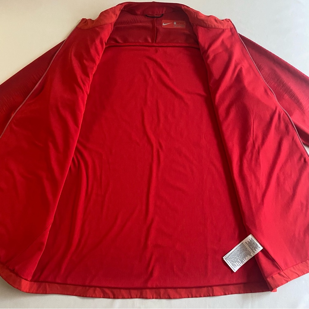 Nike USMNT Soccer Anthem Jacket Mens L SLIM Red Full Zip USA American Football - Picture 10 of 15